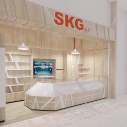 ออกแบบร้านมือถือ SKG by v ห้าง Big C ดาวคนอง